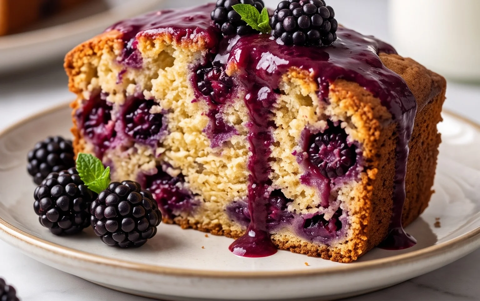 Blackberry Pound Cake Recipe