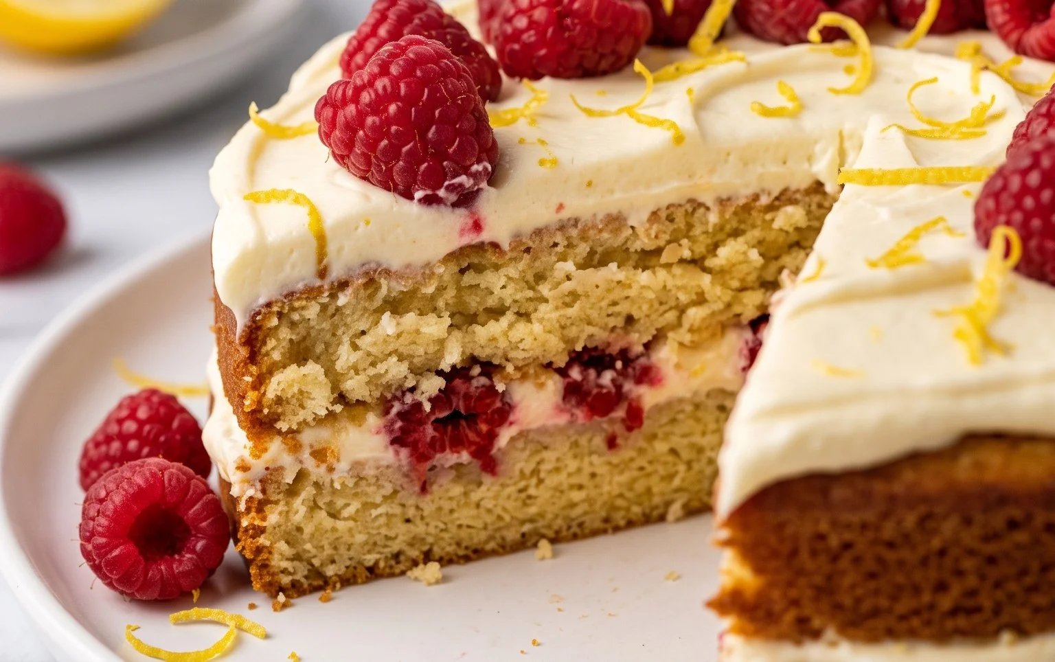 Raspberry Lemon Cake