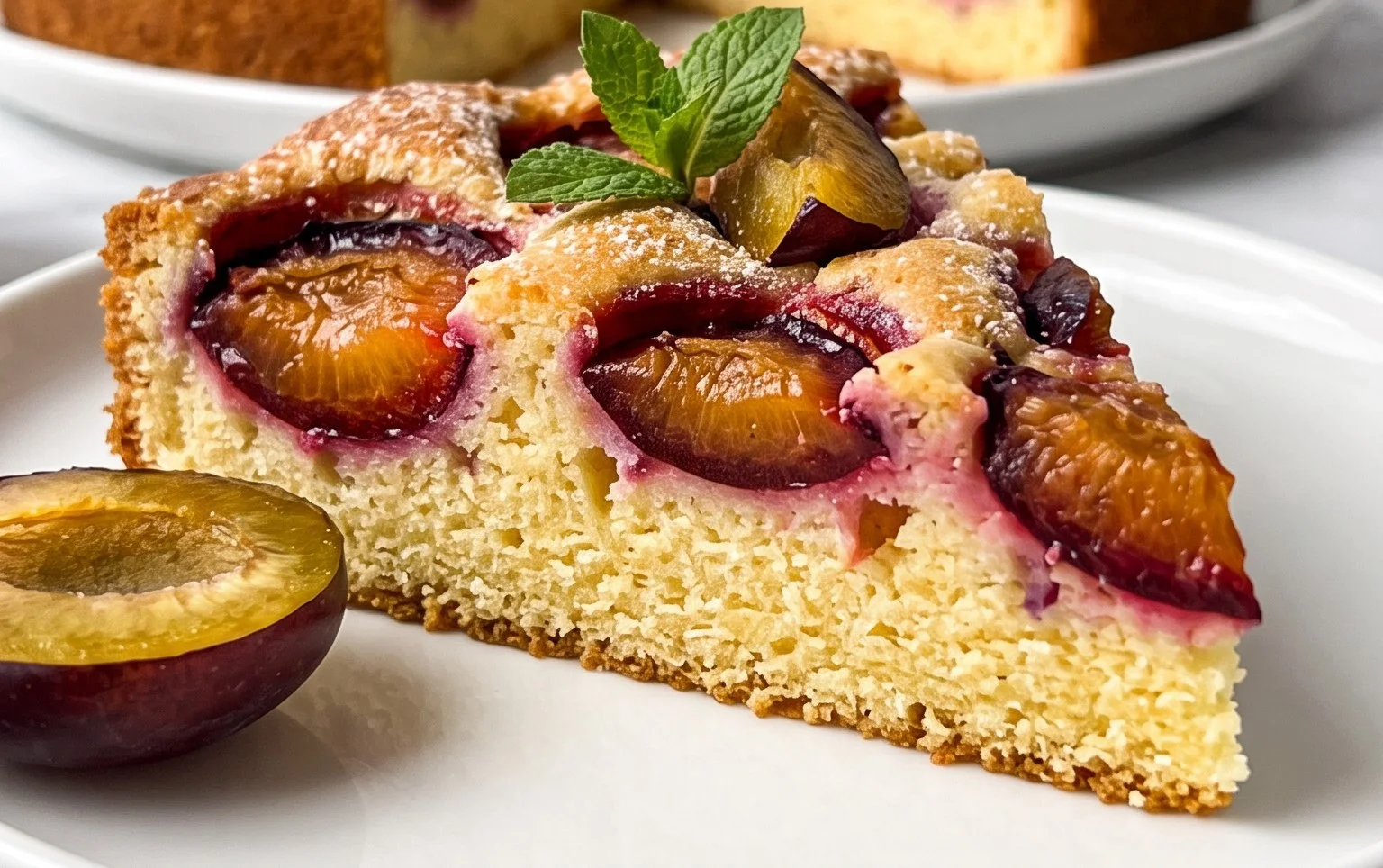 Lockerer Zwetschgenkuchen